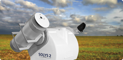 The PGS-100 sun photometer on SOLYS 2 sun tracker PGS-100 sun photometer on SOLYS 2 sun tracker