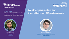 Webinar: The Effects of Weather on PV Performanceevent picture