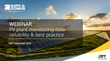 Webinar: PV plant monitoring data reliability and best practiceevent picture