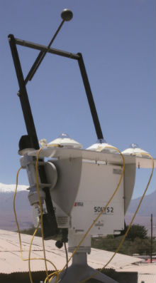 SOLS 2 sun tracker in the Chilean Desert