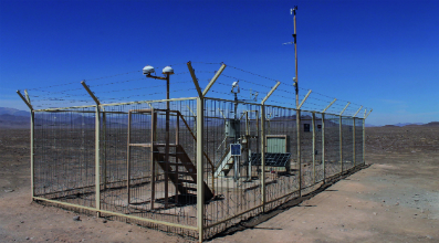 solar radiation measurement station