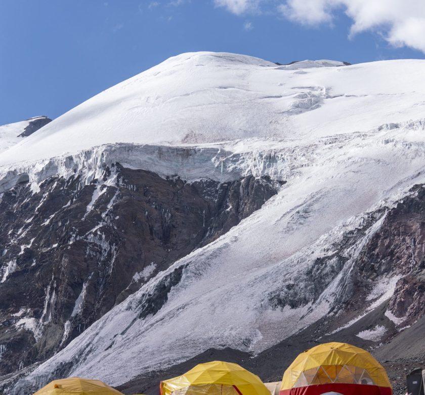 Glacier camp aconcagua